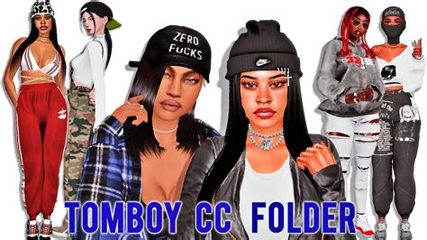 Urban Tomboy Cc Folder The Sims 4 Youtube