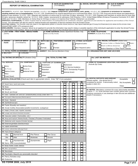Dd Form 2808 Download Fillable Pdf Or Fill Online Report Of Medical