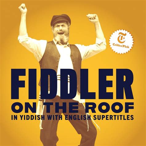 National Yiddish Theatre Folksbiene Announces The Return Of Fiddler On