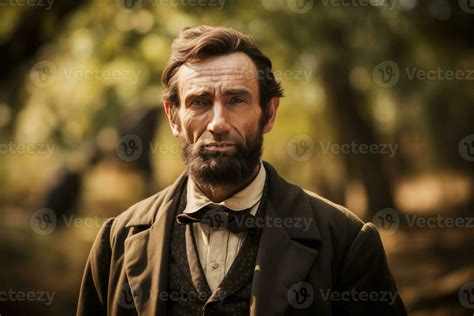 AI generated Abraham Lincoln impersonator reading Gettysburg Address