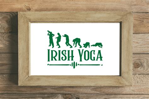 Irish Yoga St Patricks Day Graphic By Craftynerdco · Creative Fabrica