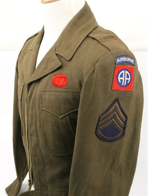 Wwii 82nd Airborne Ike Jacket And Lucky Strikes