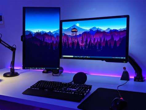 Best Gaming Setup Computer Desk Setup Computer Gaming Room Gaming