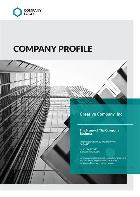 Free Company Profile Template Company Profile Sample Templates
