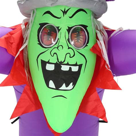 Tis Your Season 7 Ft Inflatable Blinking Eyes Witch Outdoor