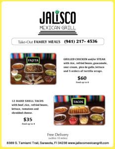 Opening hours, reviews, phone number, menu, address. Take Out with Your Favorite Mexican Restaurant Sarasota ...