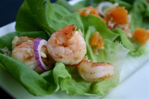 Prawn Lettuce Cups With Mimosa Vinaigrette Love From The Land