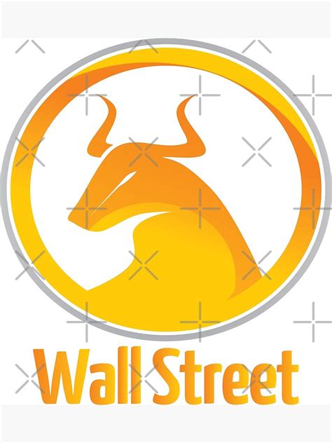 Wall Street Bull Market Symbol Wall Street Ink Poster For Sale By