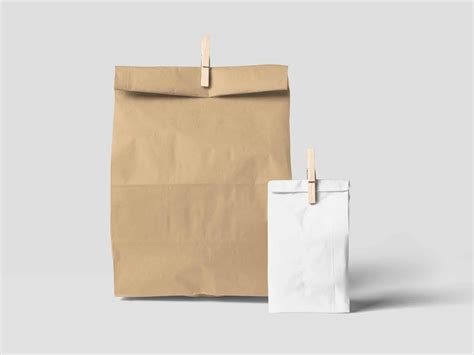 Free Paper Bag Mockup Psd