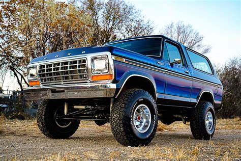 1978 Ford Bronco Dark Blue All Metal Classics