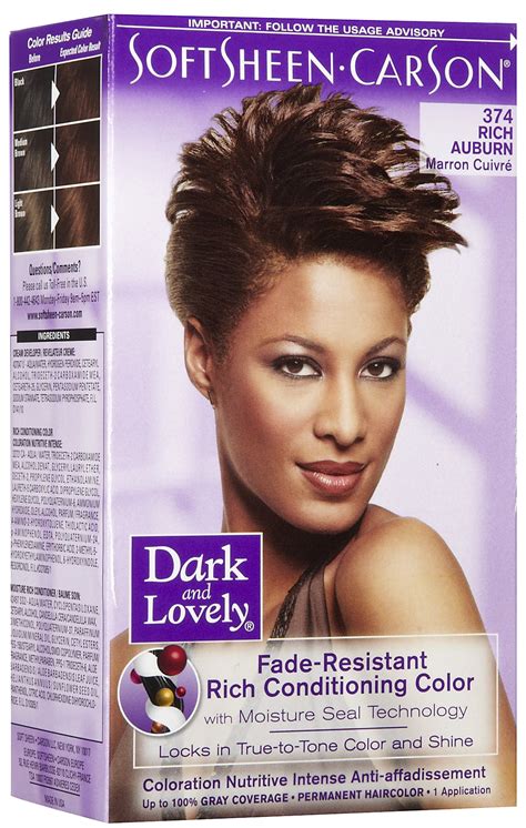 Dark Lovely Fade Resistant Rich Conditioning Color 374 Rich Auburn