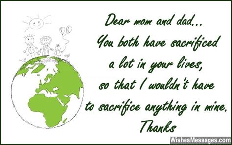 Thank You Notes For Parents Messages For Mom And Dad