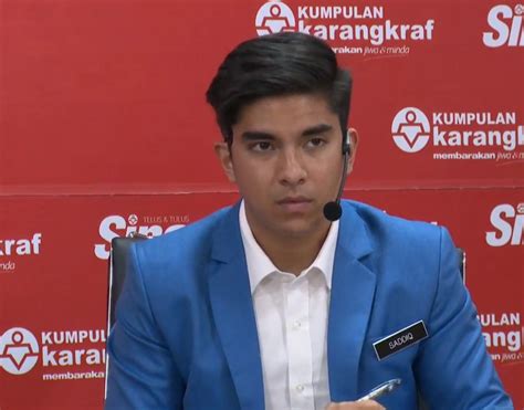 Putrajaya—according to malaysia's youth and sports minister, syed saddiq syed abdul rahman, the crown prince of johor made certain business and political demands of. We may `get kicked out of government` if youths` issues ...