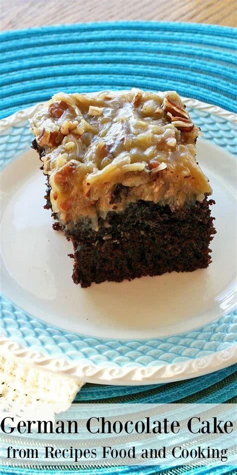 Then frost sides with chocolate buttercream frosting. German Chocolate Cake | Recipe | German chocolate, Tasty ...