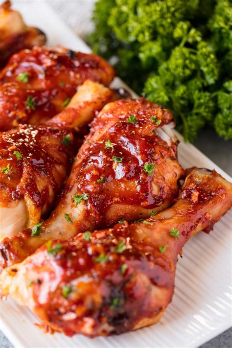 Put some olive oil in the bottom of a 9x13 pan (just enough to put the drumsticks on). Honey-Garlic Barbecue Chicken Drumsticks | Recipe ...