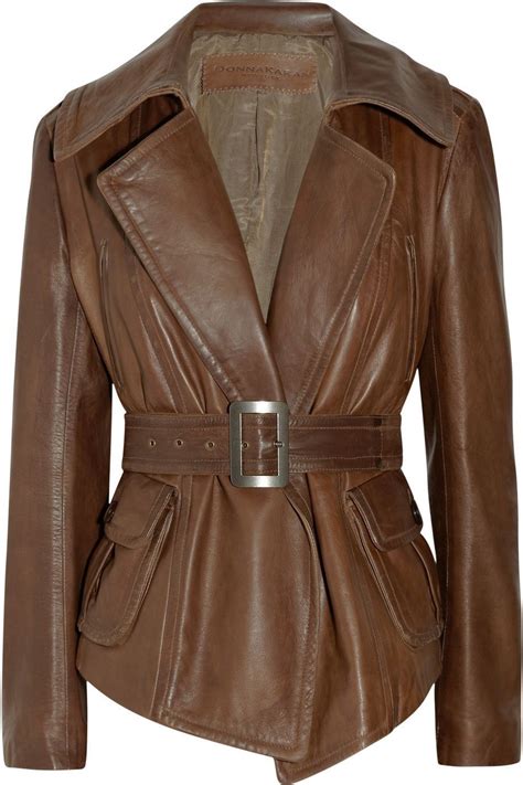 Belted Leather Jacket 3995 Jackets For Women Fashion Leather Jacket