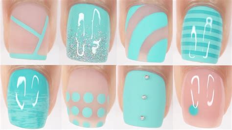 EASY NAIL ART IDEAS Turquoise Nail Art Designs Compilations Summer