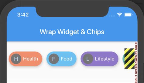 Wrap Widget And Chip Widgets In Flutter Coderzheaven