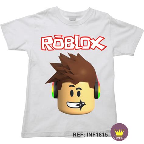 Camiseta Infantil Roblox Game 03 Elo7 Produtos Especiais