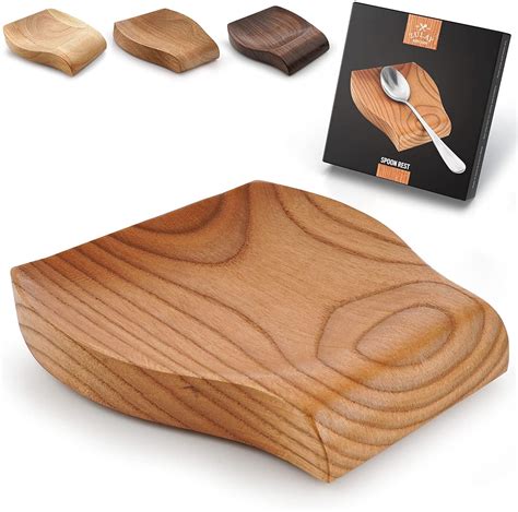 Wood Spoon Rest For Kitchen Online Zulay Kitchen Save Big Today