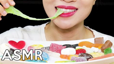 Asmr Swedish Candy 스웨디시 젤리 리얼사운드 먹방 Eating Sounds Youtube