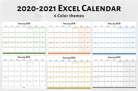 20 2021 Editable Calendar Excel Free Download Printable Calendar