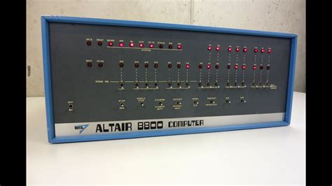 Mits Altair 8800 The First Personal Computer From 1975