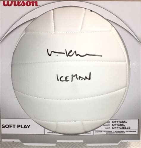 Lot Detail Top Gun Val Kilmer Signed Wilson Volleyball W Iceman