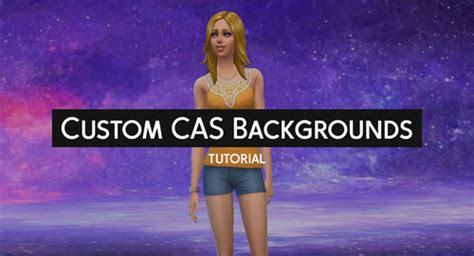 Sims 4 Tutorial Custom Cas Backgrounds Luumia
