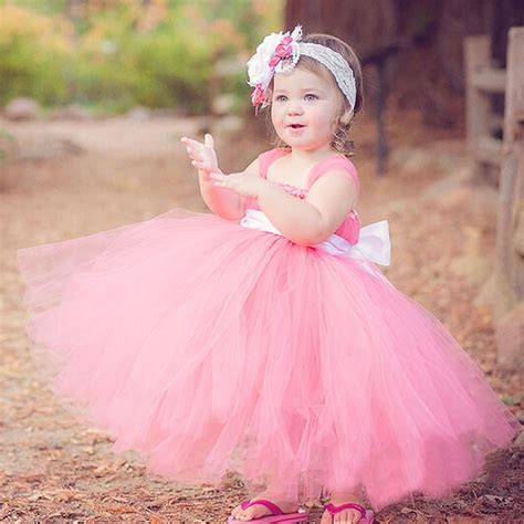 Can Be Customized Handmade Diy Baby Girl Princess Tutu Dress Kid Sweet