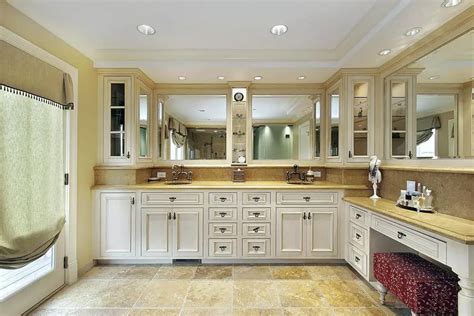 Stunning L Shaped Bathroom Vanity Sets Photo Gallery