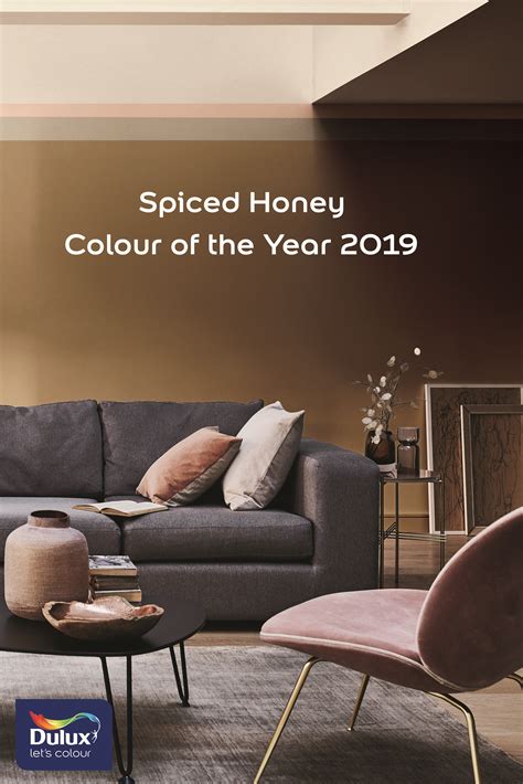 Introducing Colour Of The Year 2019 Spiced Honey A Warm Amber Tone
