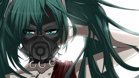Hatsune Miku Jpeg Artifacts Mask Tagme Vocaloid
