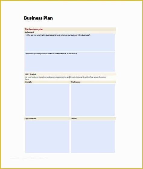 Free Printable Simple Business Plan Template Of Simple Action Plan