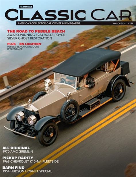 Hemmings Classic Car March 2024 Free Magazines And Ebooks