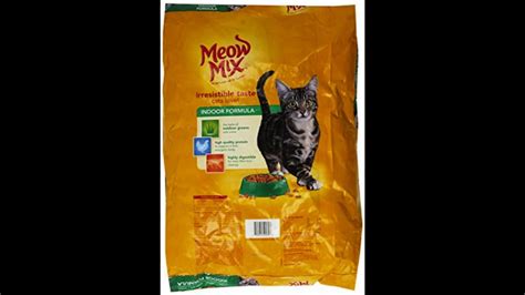 Meow Mix Indoor Formula Dry Cat Food 142 Pound Youtube