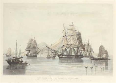After William J Huggins The Opium Ships At Lintin In China 1824 By
