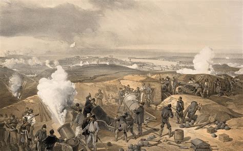 Crimean War Artillery Painting By Granger