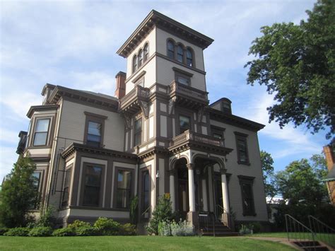 The Picturesque Style Italianate Architecture Amos N Beckwith House