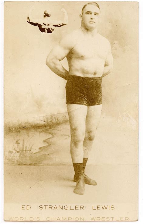 Lot Antique Postcard Photo Ed Strangler Lewis Wrestler