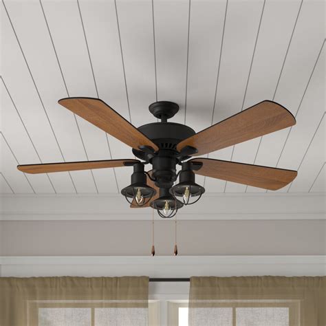 Shop for ceiling fan light kits in ceiling fan parts. Laurel Foundry Modern Farmhouse 52" Chaz 5 - Blade ...