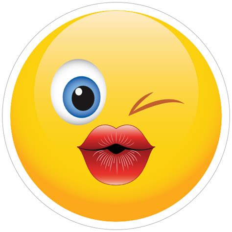 Blowing Kiss Emoji Svg