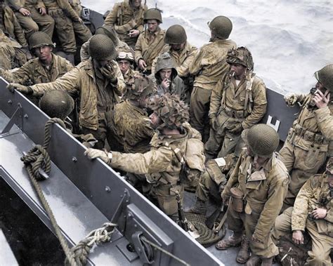 D Day In Color Stunning Retouched Photos Of Brave Allied Troops