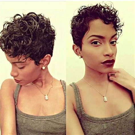 Pin By Tèh Handmade On Tonis Hair Affair Curly Pixie Hairstyles
