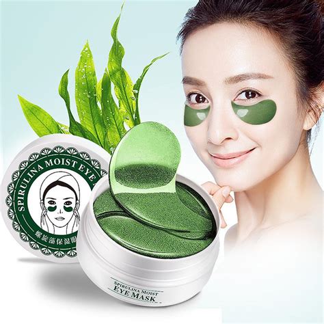 Pcs Spiral Seaweed Collagen Gel Eye Mask Anti Puffiness Moisturizing Remover Dark Circles Eye
