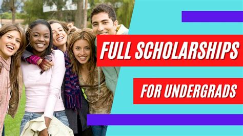 Full Undergraduate Scholarships For International Students Youtube