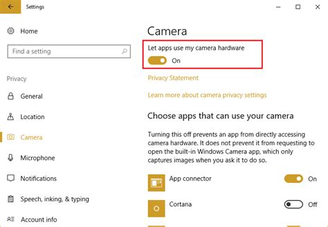 Allow Or Deny Apps Access To Camera In Windows 10 Techcult