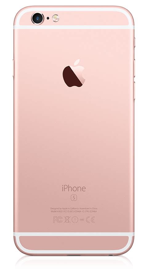 Iphone 6s Plus Apple Telephone Rose Gold Back Png Download 500940