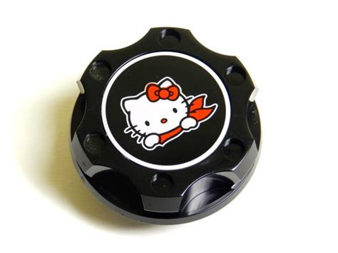 ford mustang hello kitty billet black engine oil cap ebay