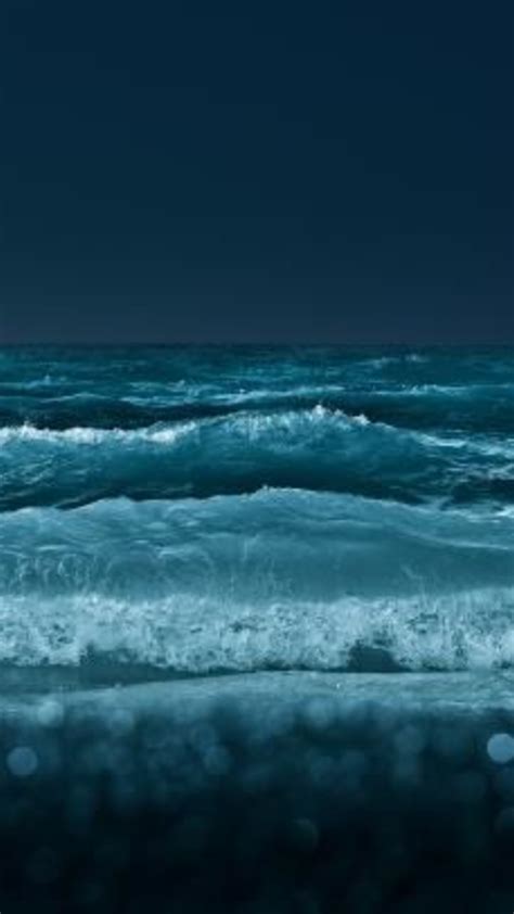 2160x3840 Ocean Waves At Night Sony Xperia Xxzz5 Premium Hd 4k